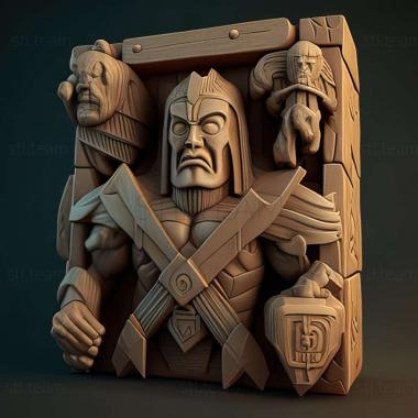 3D model Heroes of Loot 2 game (STL)